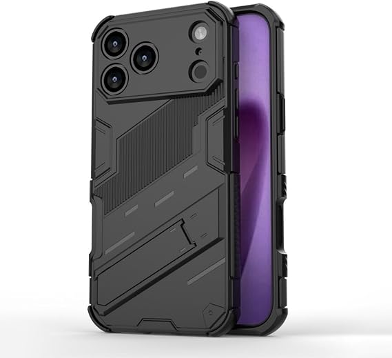 Microcase Xiaomi 17 Matrix Serisi Armor Standlı Perfect Koruma Kılıf - Siyah AL3416