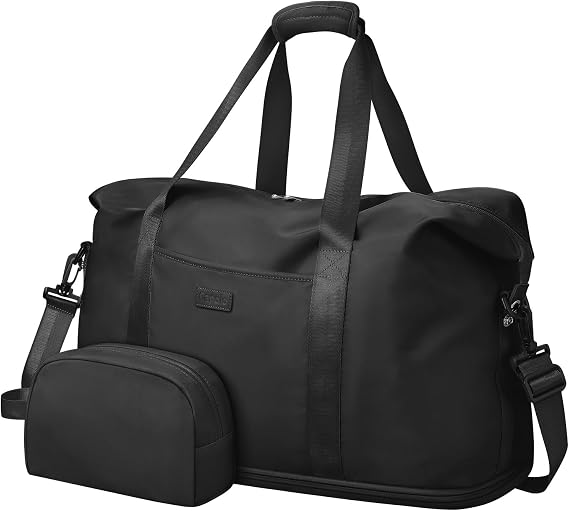 Capolo Expandable Travel Duffle Bag Weekender Overnight Bags for Women Men | 32L/43L Duffel Bag,Waterproof Carry on Bag,Hospital Bag for Labor Delivery,With Toiletry Bag,Gym,Airplane Travel