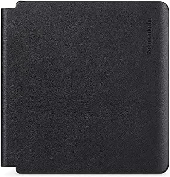 Kobo Sage PowerCover Case, Black, Built-in Battery | Sleep/Wake Technology, Magnetic Attachment, Simulated Leather, For 8 Sage eReader