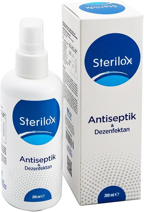 Antiseptik & Dezenfektan Yara Temizleme, Pansuman ve Bakım Solüsyonu (200 ml)