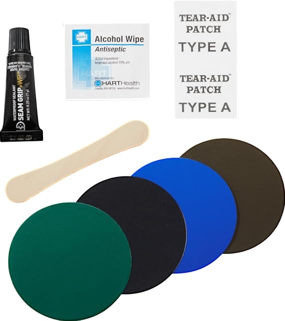Therm-a-Rest Camping Mattress Permanent Repair Kit, 4-Hour Cure Time, Includes Adhesive and Instructions