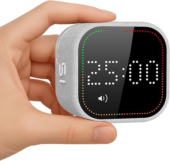 REACHER Fast Custom Pomodoro Timer Cube, Productivity Timer for ADHD