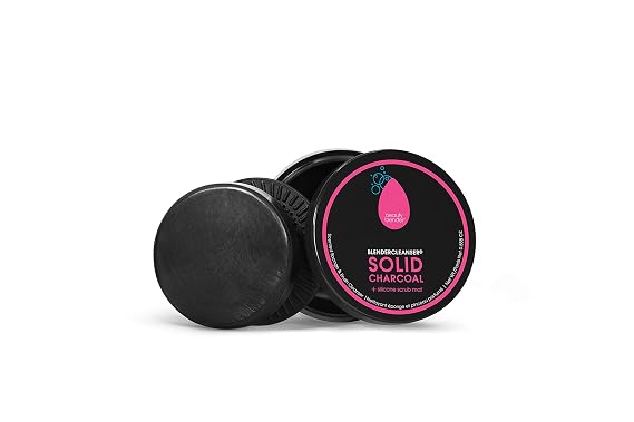 beautyblender Blendercleanser Solid Charcoal, Travel-Friendly, 1 oz