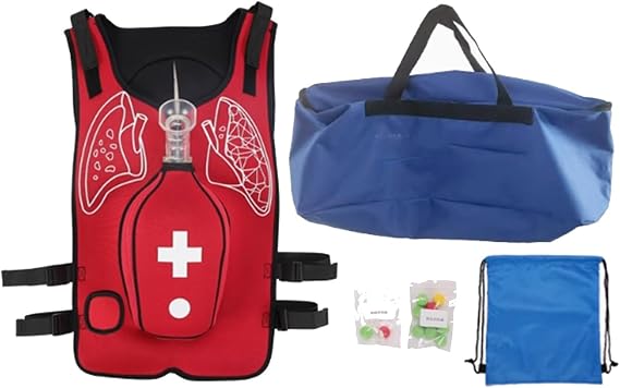 Anti Choking Device， First Aid Training Anti Choking Obstruction Trainer with Back Slap Practice Heimlich Vest for Nurses & Students(Adults)