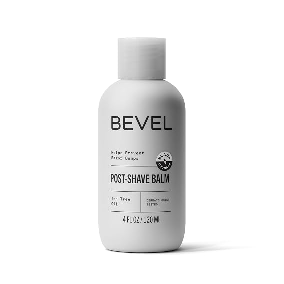 Bevel After Shave Balm for Men with Shea Butter and Jojoba Oil, Soothes