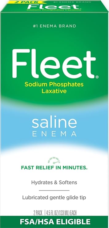 Fleet Adult Enema, 4.5 Fl Oz (Pack of 2)