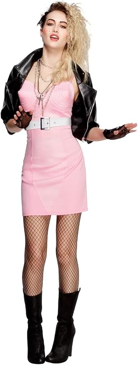 Smiffys womens Fever 80s Rocker Diva Costume