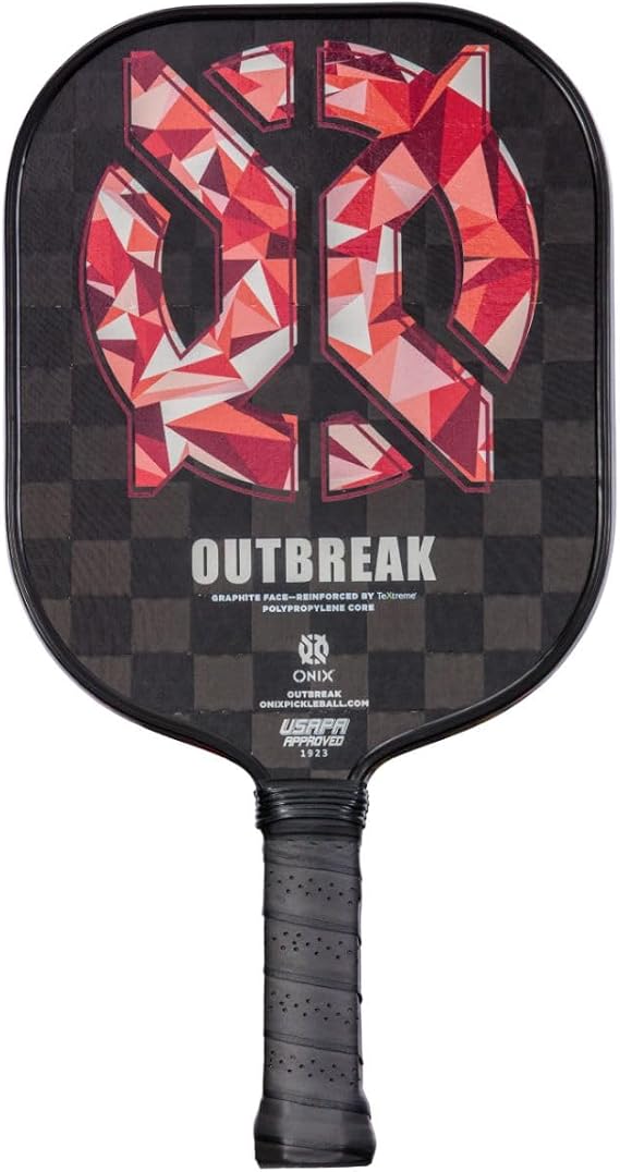 Onix Outbreak Pickleball Paddle Reinforced by TeXtreme Technology for Improved Performance and Stronger Play
