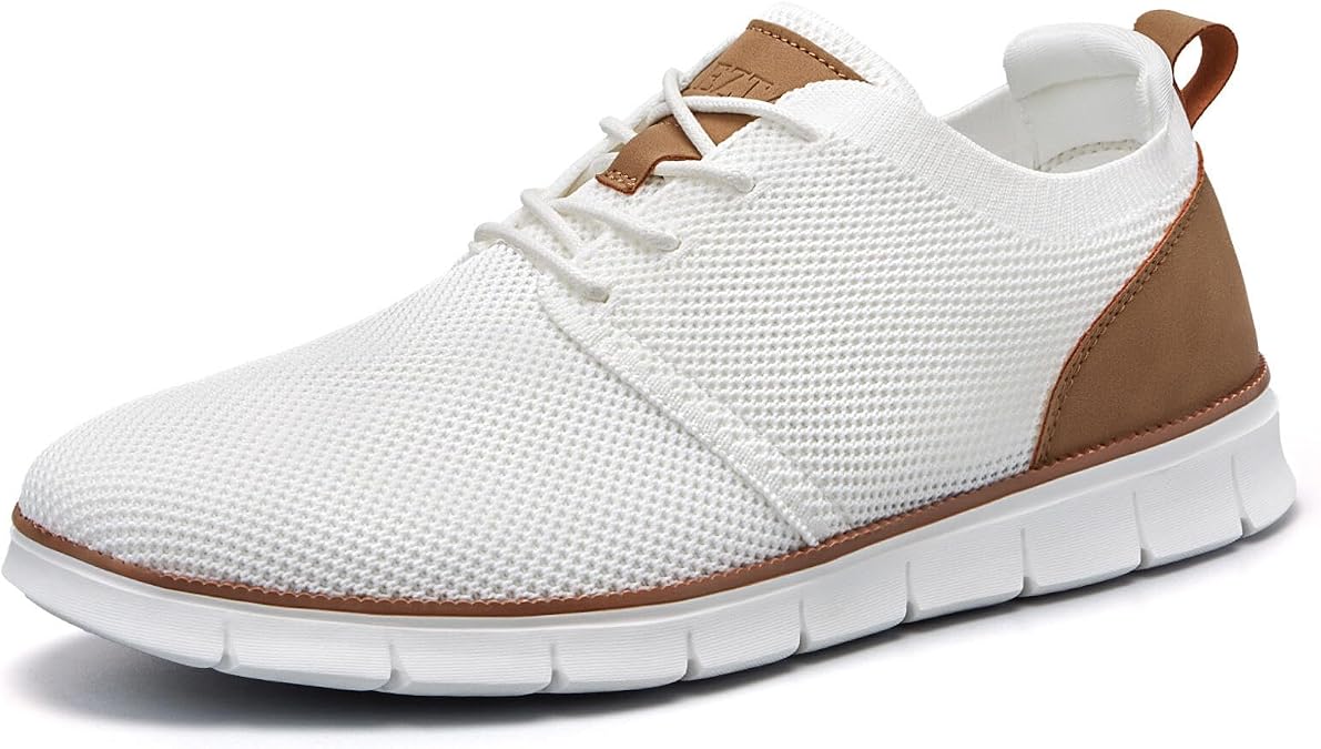 LEZTA Shoes Men's Suit Shoes Trainers Oxfords Business Mesh Sports Shoes Tennis Shoes Walking Shoes Breathable Comfortable