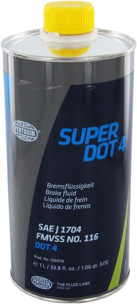 for Mercedes DOT 4 Brake Fluid (1 Liter) PENTOSIN for r107 1w08 w109 w110 w111 w113 w114 w115 w116 w123 w124 w126 r129 w140 r170 r171 w201 w202 w203 w204 w207 w208 w209 w210 w211 w212