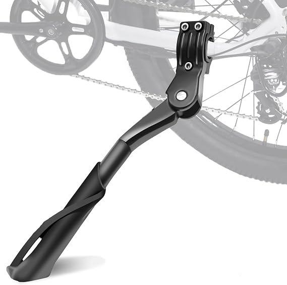 Adjustable Fahrradständer for Decathlon Btwin Fold, Cycling Kickstand Foot Brace Side Kick Stand Aluminium Alloy Anti-Slip,A 20-22 inches-A