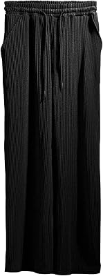 Mens Stylish Running Athletic Outdoor Pants Comfort Solid Spring Fall Pants Straight Drawstring Outdoor Trousers