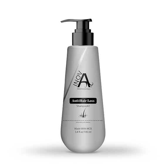 Inova Professional Immediate Results Anti-Hair Loss & Regrowth Therapy Rapid Action (Sampoo #2 3.4 Oz), Clear