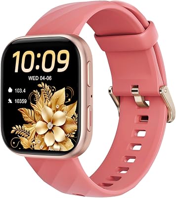 MorePro Health Fitness Tracker with 247 Heart RateBlood Pressure Monitor, Blood Oxy-genSleep Tracking, 120 Sports Activity Tracker, Smart Watch MakeAnswer Call with Step Counter for Women Men