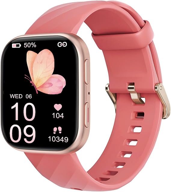 MorePro Health Fitness Tracker with 247 Heart RateBlood Pressure Monitor, Blood Oxy-genSleep Tracking, 120 Sports Activity Tracker, Smart Watch MakeAnswer Call with Step Counter for Women Men