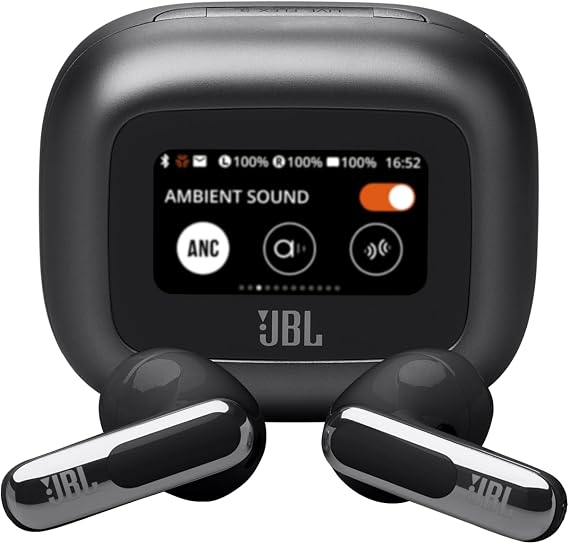 JBL Live Flex 3, Kablosuz Kulakiçi Kulaklık, Siyah