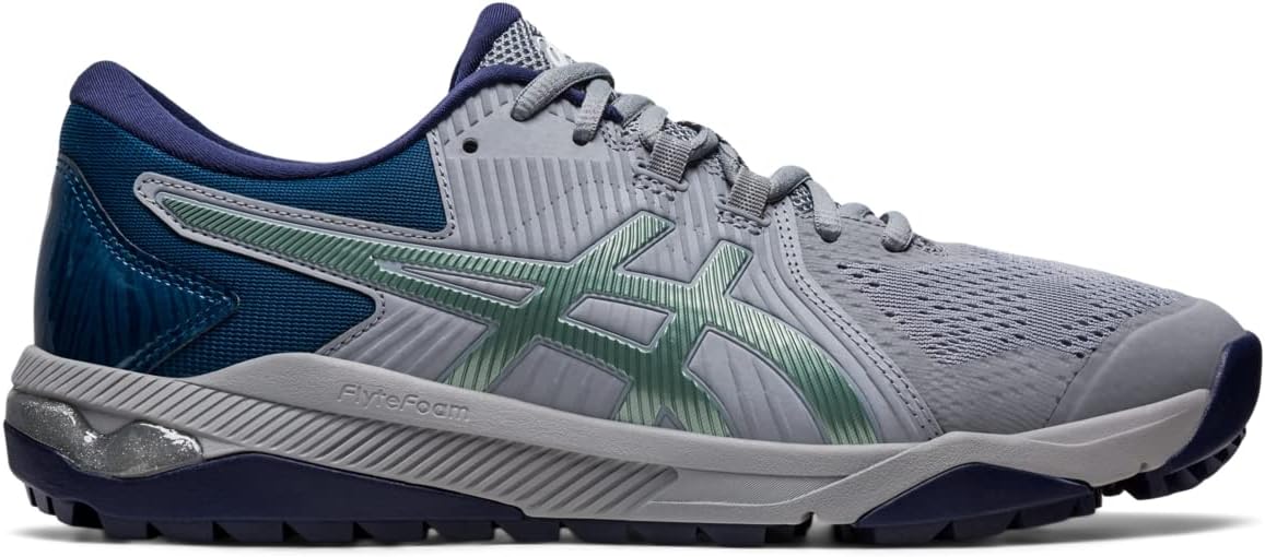 ASICS Men's GEL-COURSE GLIDE Golf Shoes, 10.5, SHEET ROCK/SLATE GREY