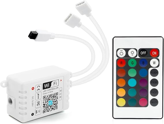 RGBZONE 4PIN WiFi RGB LED Controller 2-Ports Light Strip Smart Controller