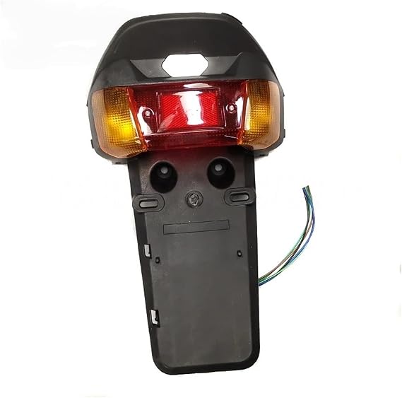 for Yam&aha 3KJ Jog 50 CY50 1992-2001 Tail Light Lamp Rear License Plate Taillight Support Holder Mudguard Cover Rears Tails Lights