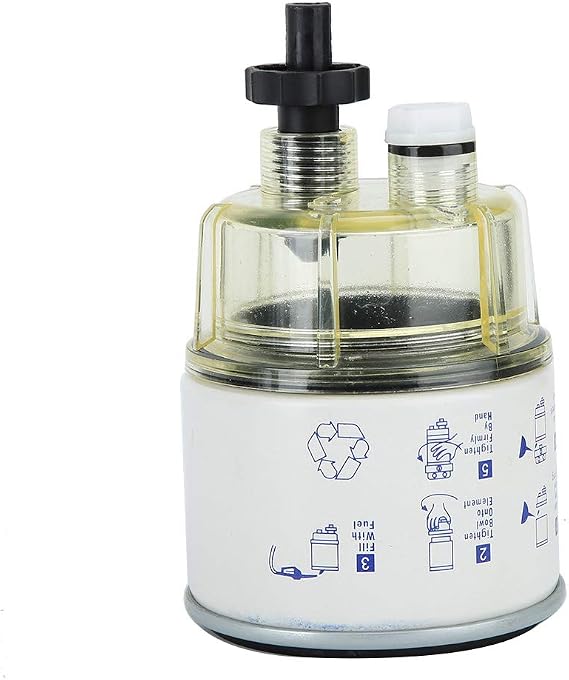 Akozon Fuel Filter R12T Fuel Water Separator Filter Stable Performance Universal Replacement for Boat Marine Yacht