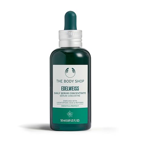 The Body Shop Edelweiss Daily Facial Serum Concentrate | Smooth & Protect