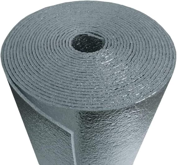 Reflective Window Film 3mm AD3 Foam CORE 12" x25' Garage Door Insulation Double Sided Reflectix Aluminum Foil Weatherproof Window Insulation: Winter Heat Radiant Barrier: RV Attic Wall Pipe