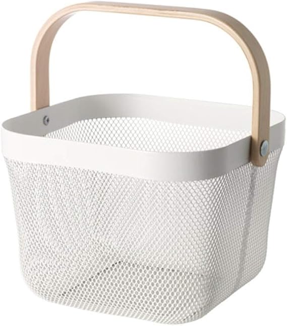IKEA Risatorp Tel Sepet Beyaz 902.816.18 Boyut 9 ¾x10 ¼x7