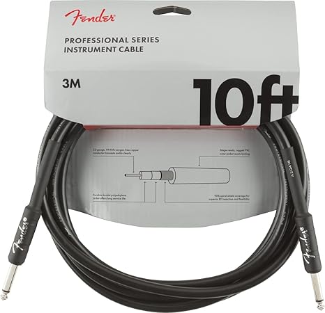 Fender Professional Series Instrument Cable 3 meters Instrument Cable