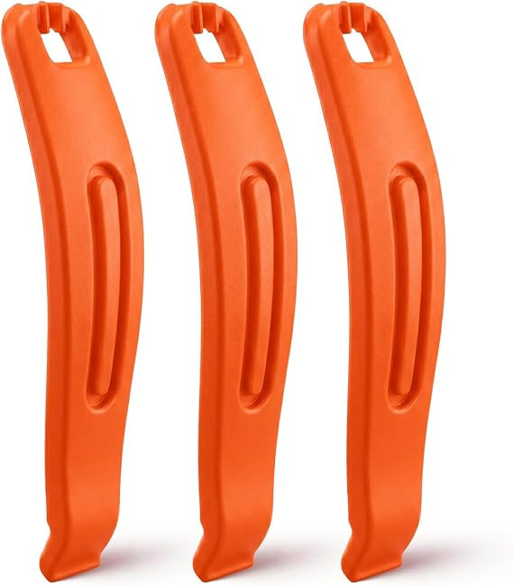 3 Pack Bike Tire Levers, Upgraded Bike Tire Repair Kit, Heavy-Duty Tire Spoons, Tire Removal Tool for Road or Mountain Bike Tires, Essential for Bicycle Tire Repair Kit