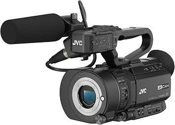 JVC GY-LS300CHU Ultra 4K HD 4KCAM Super 35 Pro Camcorder & Top Handle Audio Unit