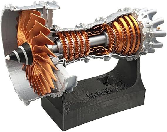 Turbofan Engine Model Turbos Fan Engine Assemble Aircraft Engine Model Science Education Supplies Birthday Gifts