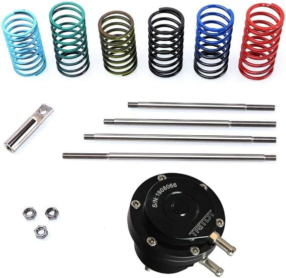 Billet Adjustable Wastegate Dual-Port Actuator with 6 spring 4 Rod