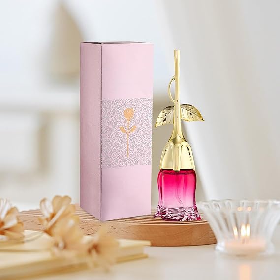 Rose Perfume For Women, Hair and Body Fragrance Spray, Long Lasting Fresh Floral Perfume Oil, Floral & Sweet Women's Perfumes, Exudes Unique Charm - 50ML