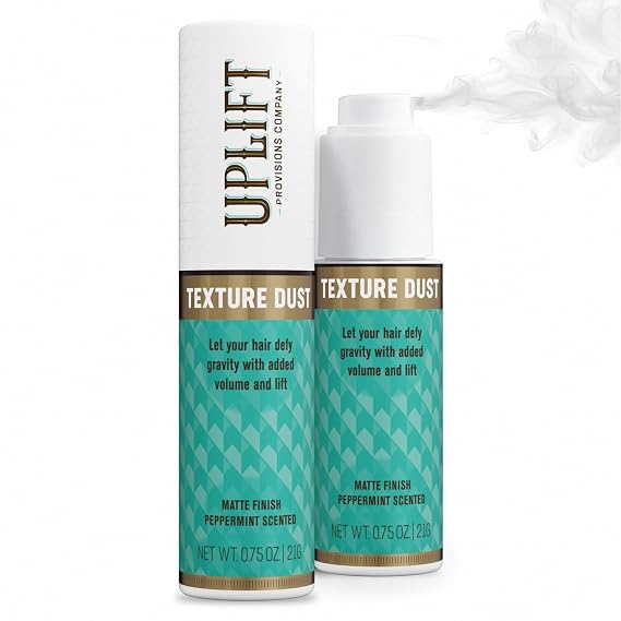 Uplift's Texture Dust: Boosts Volume & Lift for Fuller, Textured Styles with a Natural, Matte Finish - A Hair Styling Powder for Men & Women, 0.75 oz.