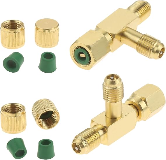 2 Pcs Quick Coupler Access Tee