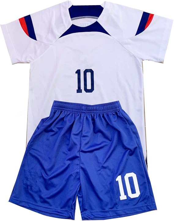 Kids Soccer Jersey Custom Boys Football Shirt Short Youths #10 Uniforms Fans Jerseys for Boys Children