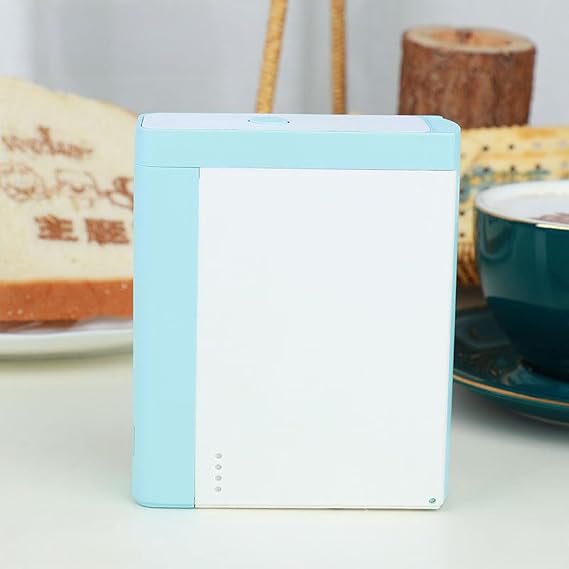 Cake Coffee Desserts DIY Printer Pen, Portable Inkjet Mini Food WiFi Printing Machine, with Auxiliary Ruler,Black