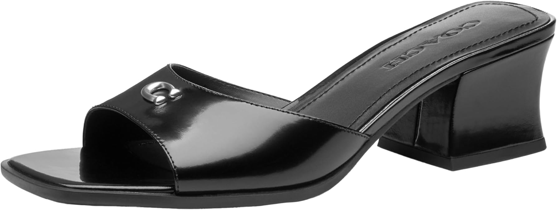 Coach Women's Sculpted C Block Heel Sandals