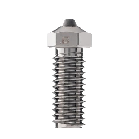 Diamondback Nozzles Qidi Q1 Pro, XMax3, XPlus3 Compatible Polycrystalline Solid Diamond Tip 3D Printer Nozzles, Improved Extrusion, Any Filament, Long Life, Wear Resistant, USA Made (0.6mm)