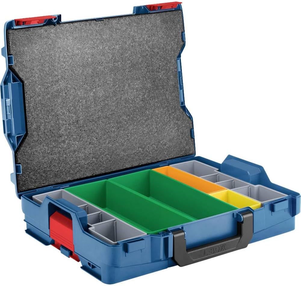 Bosch Professional L-BOXX102S3N L-BOXX, Box S with 3 Parts Holders