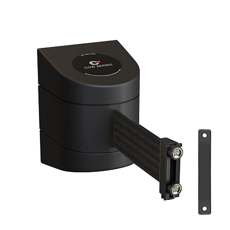 Crowd Control Warehouse WMB-230 Wall Mount Retractable Belt Barrier, 30 Ft