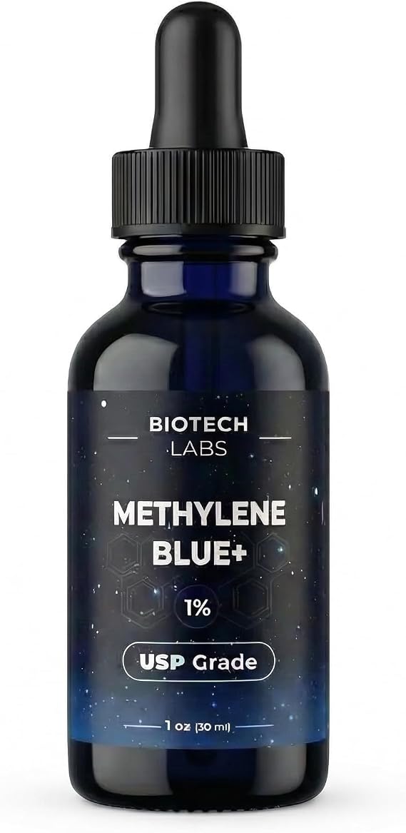 Biotech Labs Methylene Blue 1% Solution, 30ml | High Purity Blue Solution