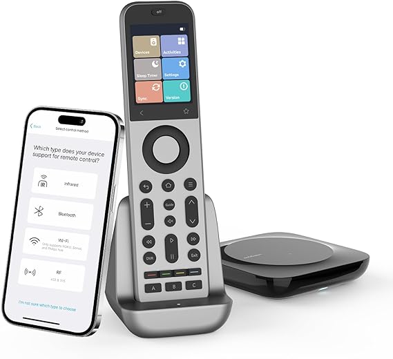 SofaBaton X2 Universal Remote Control with Touch Screen and Hub, All-in-One Smart Remote with Charging Dock & Custom APP, One-Touch Activities, Works with Alexa, Google Assistant & Home Assistant