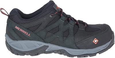 Merrell Womens Siren Alloy Toe Work Shoes BrindleBoulder