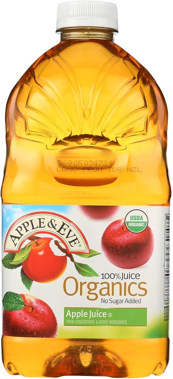 Apple & Eve Organics Apple Juice, 48 Ounce (Pack of 8)