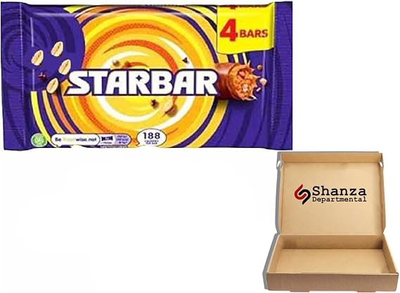 Starbar Chocolate Bar 4 Pack Multipack 148g (Pack Of 1)