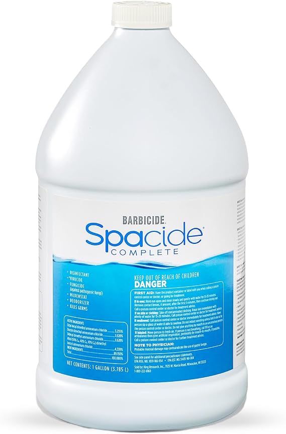 Barbicide BA-55400 Spacide Cleaner, 1 Gallon, Clear
