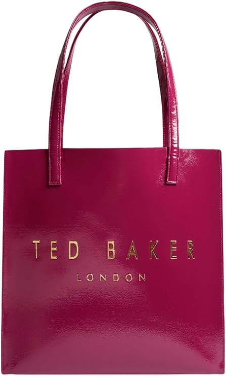 Ted Baker shopper bag Crinkon Crinkle Large Icon Bag Deep - Pink mauve