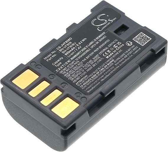 BN-VF808U BN-VF808 Battery Replacement for GZ-MG150EX GZ-HD10 GZ-HD30EK GZ-MG575EK GZ-MG150US GZ-HD5 GZ-HD260 GR-D790 GR-D740US GZ-MG630US GZ-HM400U GZ-MS120 GZ-MG840A GZ-MG555EX GZ-MG275B 7.4V