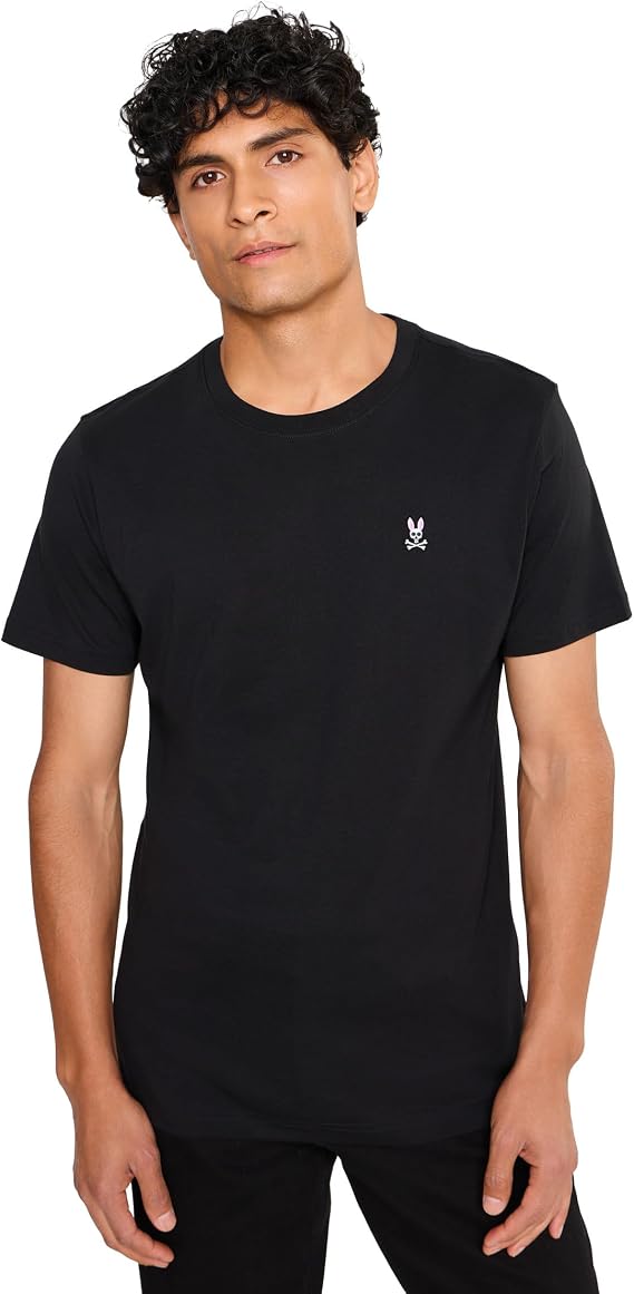 Psycho Bunny Men's Classic V-Neck Tee (Pack of 1)
